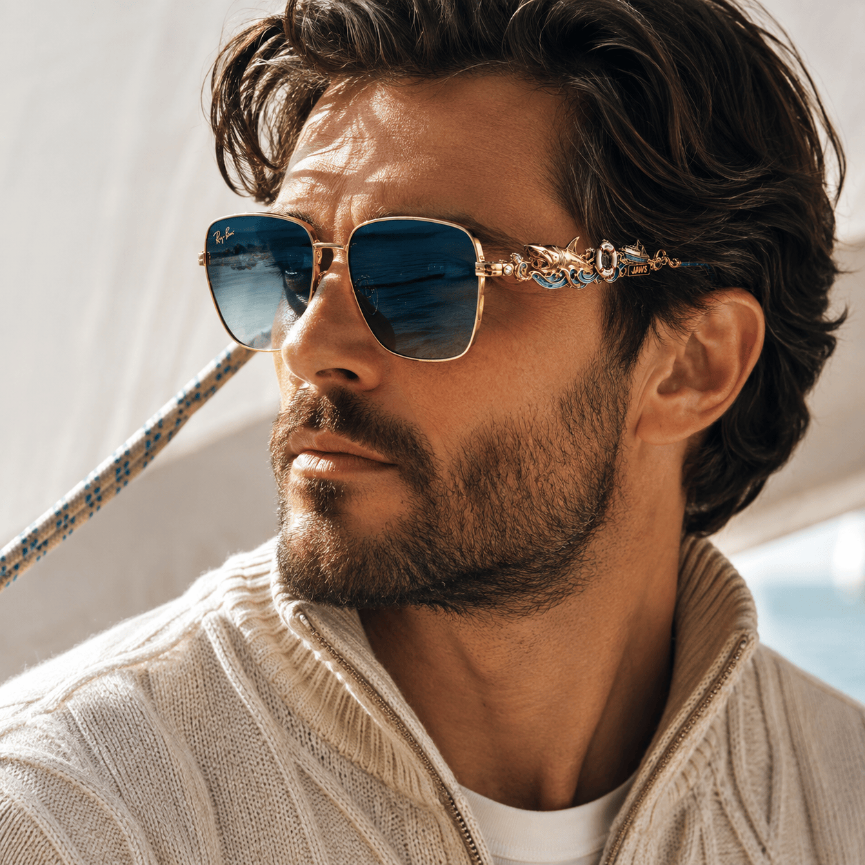 PREMIUM JAWS UNISEX SUNGLASSES NTVA